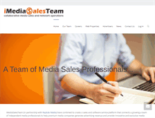 Tablet Screenshot of imediasalesteam.com